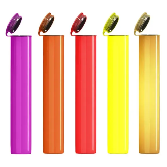 Pre Roll Tube 116mm Plastic Solid Overseas Custom pre rolltube 116mm plastic direct print overseas