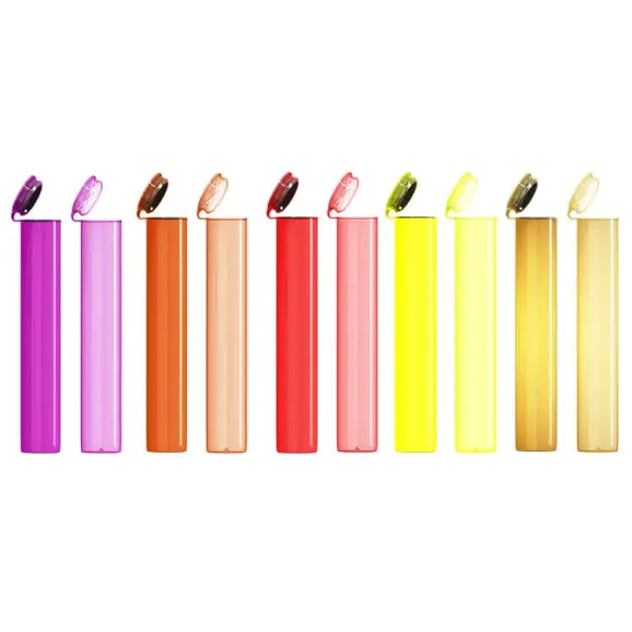 Custom Pre Roll Tube 116mm Plastic Overseas Custom pre roll tube 116mm plastic direct print overseas