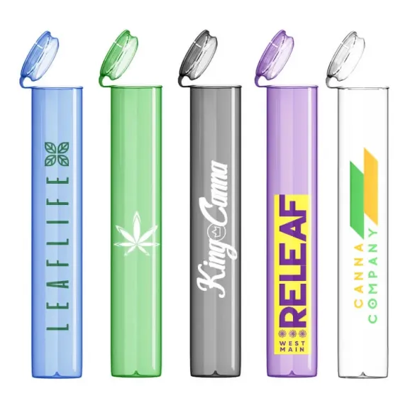 Custom Pre Roll Tube Plastic Printed Overseas Translucid Direct Print Custom pre roll tube plastic printed overseas translucid direct print