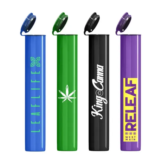 Custom Pre Roll Tube Plastic Printed Overseas Custom pre roll tube plastic printed overseas