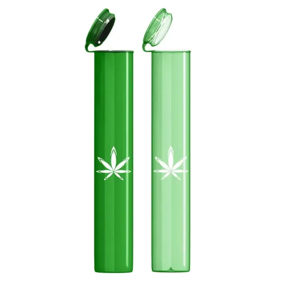 Custom Pre Roll Tube Plastic Direct Print Overseas Green Custom pre roll tube plastic direct print overseas green