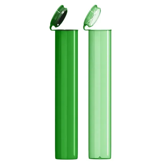 Pre Roll Tube Plastic Overseas Green Plastic pre roll tube overseas, green color