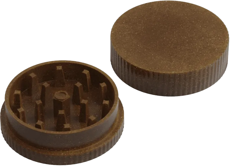 Hemp Plastic Grinder Brown hemp grinder in bulk