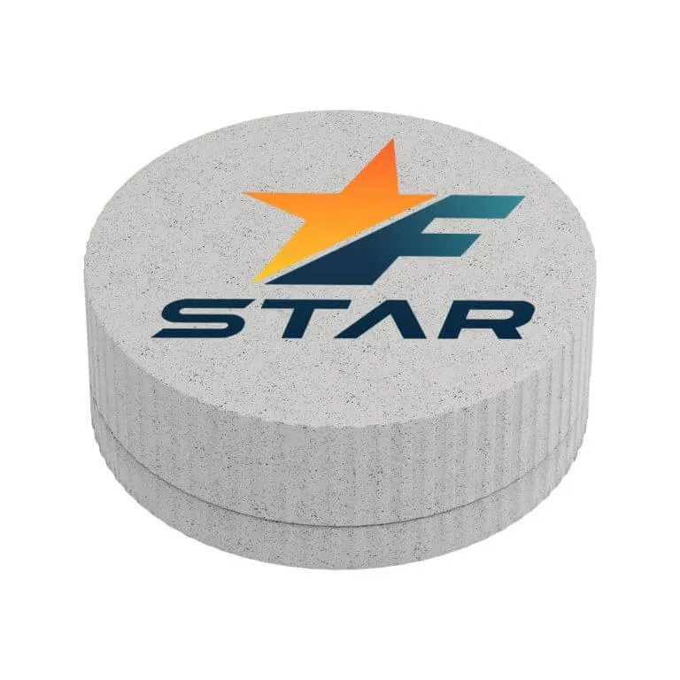 custom hemp grinder 63mm biodegradable plastic hemp grinder with a logo