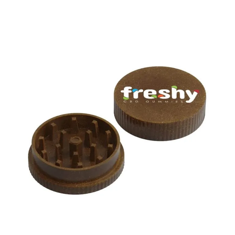 custom two piece hemp grindger custom two piece biodegradable hemp grinder