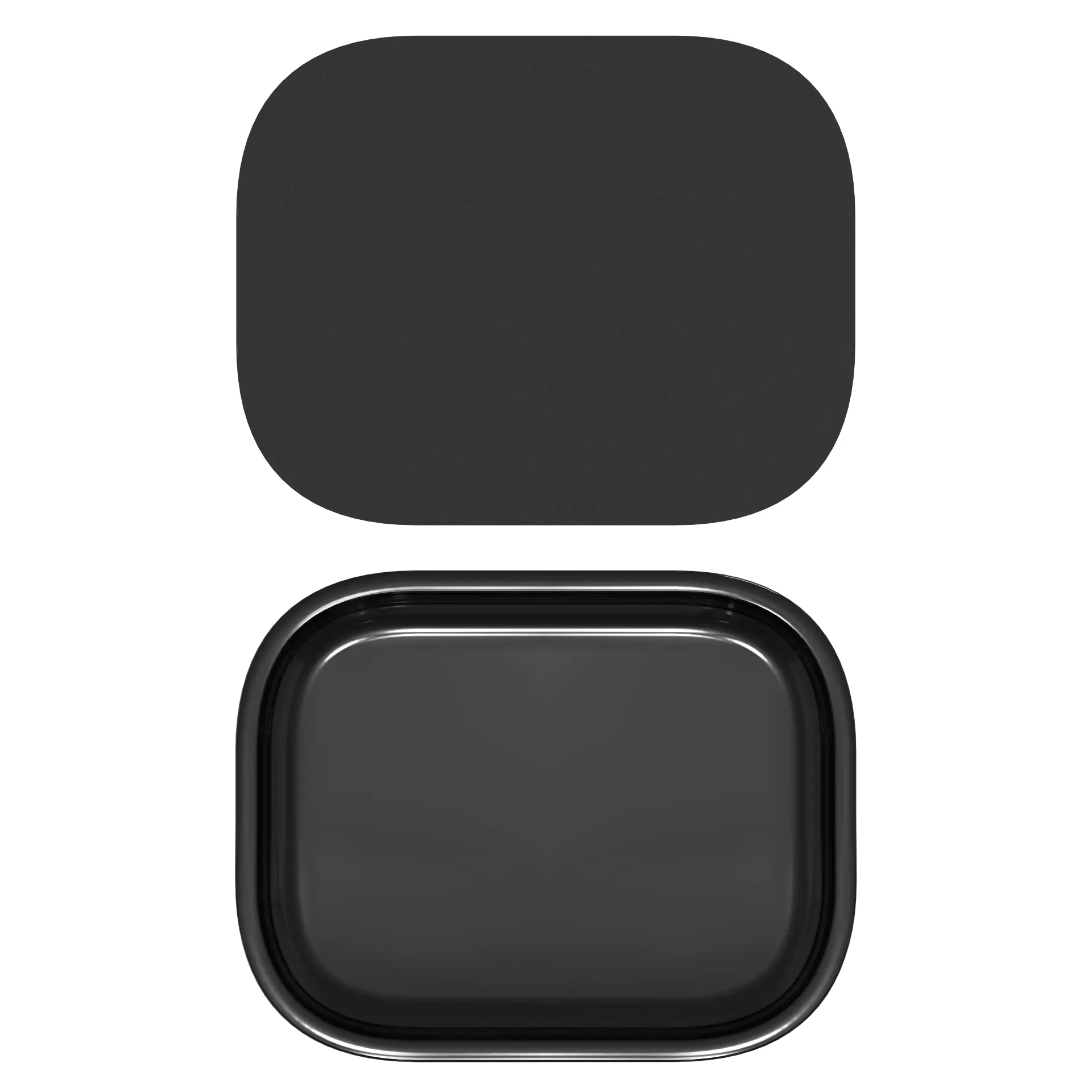 small-tray-black-and-white-with-lid small black rolling tray with magnetic lid