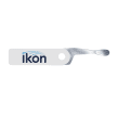 dab-key-white-ikon custom white dab tool keychain with a full color logo print