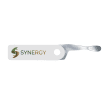 dab-key-white-synergy custom white dab tool keychain with a full color logo print